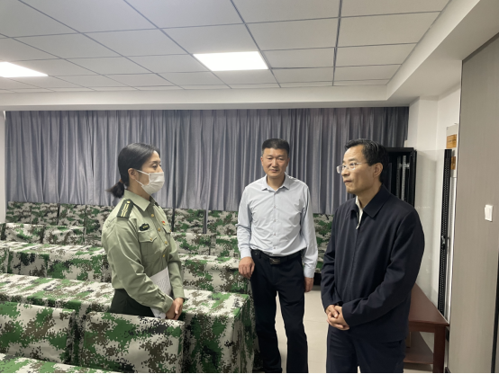 淮南市委副书记,市长张志强莅临市军供站调研指导_淮南市退役军人事务