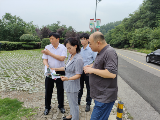 八公山区委书记汤洁调研双拥元素建设